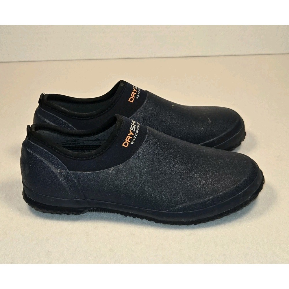 Dryshod Women's Size 6 Sod Buster Shoe Navy Waterproof‎  Work Garden Grooming